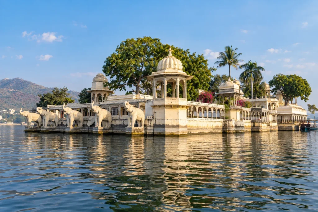 AI-generated illustration of Jag Mandir Palace